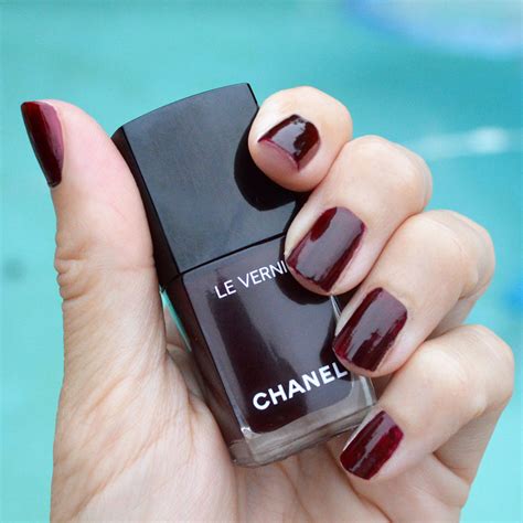 chanel rouge noir nail polish.